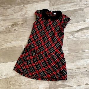 Size 10 gently used Christmas girls dress